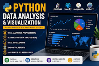do python data analysis, data cleaning and visualization