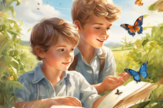 create realistic educational book illustrations