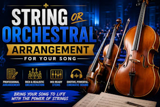 record string quartet, rea orchestra, score needed