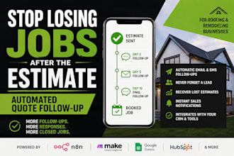 automate estimate follow up for roofing and remodeling businesses