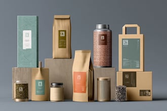 luxury label, packaging design