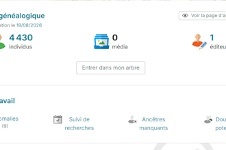 je rechercherais vos ancetres pour constituer votre arbre genealogique
