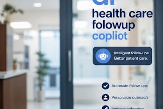 develop a flutter healthcare copilot app with ai follow up