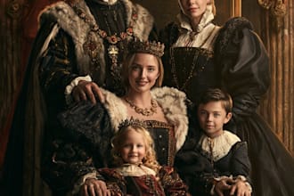 do your romantic royal couple portrait