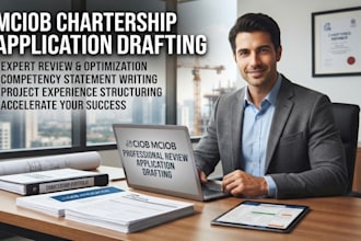draft your chartered institute of building mciob review application