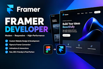 build a professional website in framer