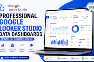 create google data studio for marketing dashboard and automated reports
