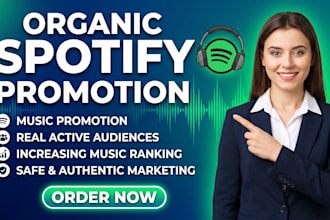 do organic music promotion and playlist placement campaign