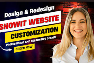 design showit website template redesign showit website customization showit edit