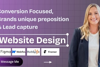 design conversion focused webflow, hubspot website with crm sales pipeline setup