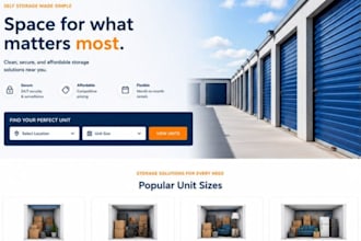 design squarespace warehouse website fulfillment center 3pl logistics site