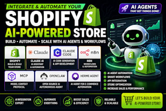 integrate shopify scripttag ai toolkit store claude code n8n mcp openclaw agent