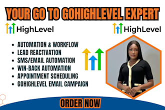 build gohighlevel lead reactivation email automation and win back automation