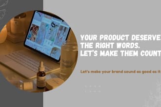 write engaging product descriptions