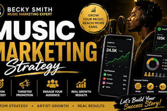 create a music marketing strategy to promote your song