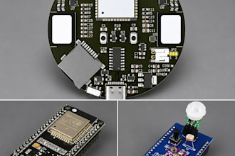 design esp32 pcb, stm32, iot pcb board, raspberry pi, nrf52, gerber file kicad
