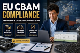 prepare eu cbam reports and carbon emissions documentation