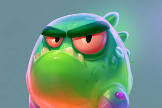 draw 2d game character illustration