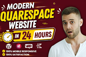 design and redesign squarespace business website