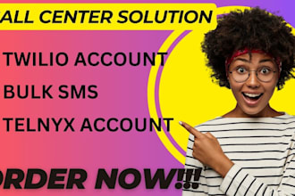 setup verified twilio telnyx account sip trunk did number 3cx pbx IVR menu