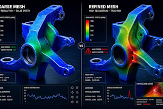 perform fea analysis for structural stress and thermal assessment in ansys