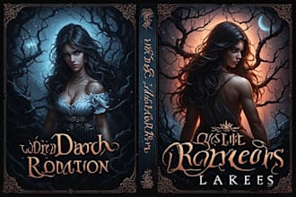 design a fantasy, fiction, or dark romance book,