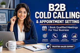 be your b2b cold caller and appointment setting expert