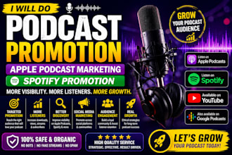 do podcast promotion apple podcast marketing spotify promotion