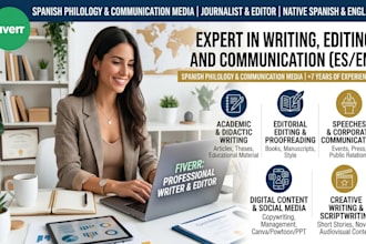 write, edit, or proofread anything in spanish
