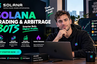 solana arbitrage bot, solana trading bot, solana volume bot, token trending