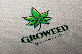 design a cannabis logo and weed mascot design