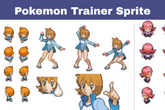 create battle sprite overlord sprite and pokemon sprite for your game