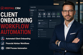 redtail crm financial advisor client onboarding workflow automation