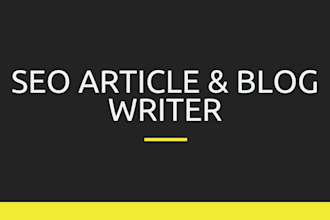write SEO blog posts for tech or business