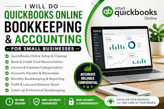 do accounting and bookkeeping for small businesses in quickbooks online