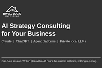 provide ai strategy consulting for your business