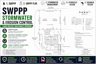 prepare swppp stormwater drainage plan erosion construction permit