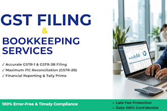 file your gst returns gstr1, 3b and do itc reconciliation