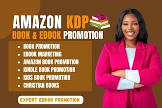 do amazon KDP SEO, book promotion, ebook marketing, and boost sales