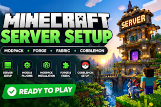 setup minecraft servers modpack forge fabric cobblemon plugins mods installation