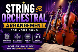 compose and record top quality string quartet in your track