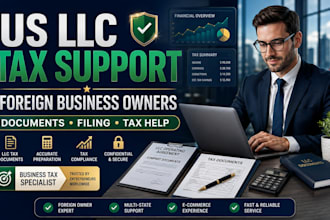 prepare US llc tax documents for foreign business owners