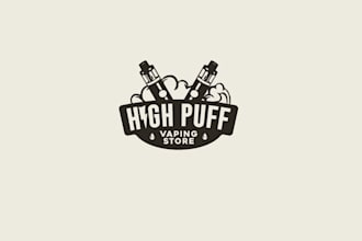design cool vape store logo