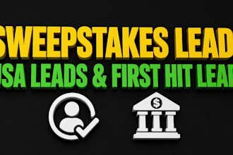 profitable sweeps leads, gambler leads, first hit leads, bank leads, auto dailer