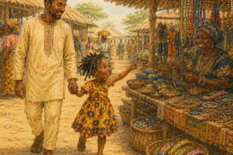create authentic african cultural childrens book illustrations