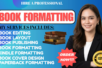 professionally format your ebook and paperback for publishing