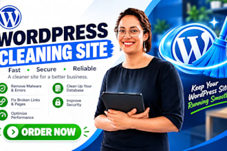 design a wordpress cleaning service website with quote and booking form