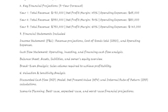 do financial modeling business plan and financial analysis