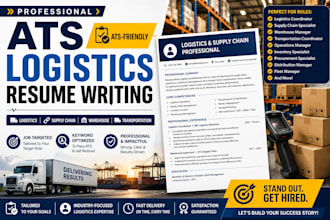 write an ats resume for logistics and supply chain jobs