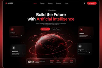 build modern website with ai